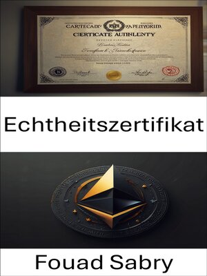 cover image of Echtheitszertifikat